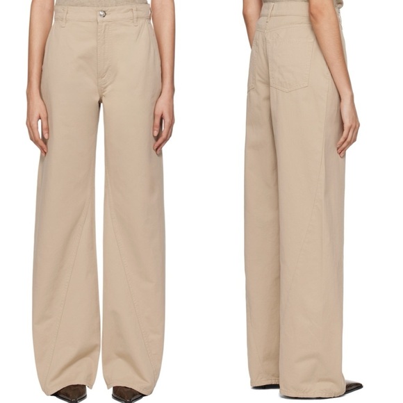 Anine Bing Pants - NWT💕 ANINE BING Briley Pant 31” - Oatmeal 27